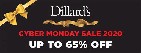 dillard's cyber monday sale.